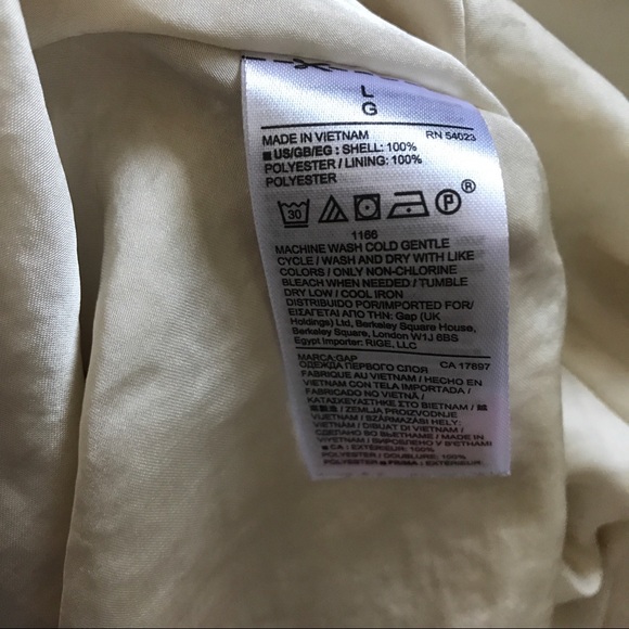 gap satin off white camisole - Picture 4 of 4